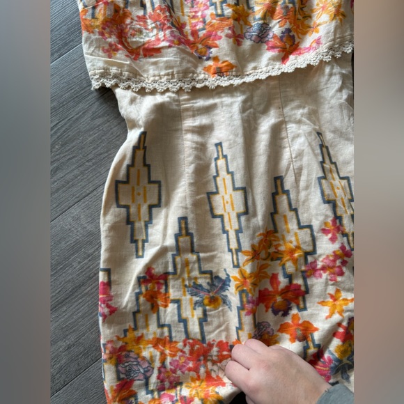 LAST PRICE🍒🤍 FREE PEOPLE the Big Bang metallic tea combo mini dress 🤍 - Picture 9 of 14